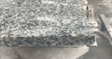 黑河芝麻白楼梯踏步 芙蓉白