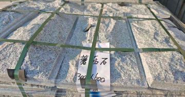 黑河芝麻白蘑菇石，自然面