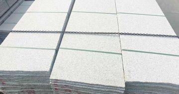 黑河芝麻白毛板，石材毛板