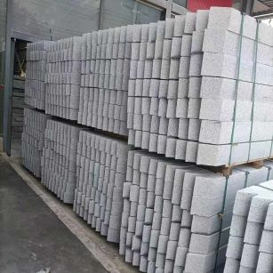 黑河芝麻白树围石 树池