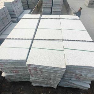 黑河芝麻白毛板，石材毛板