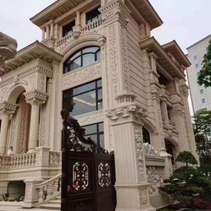 黑河黄金麻别墅外墙异形定制