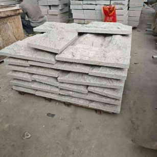 黑河芝麻白蘑菇石，自然面