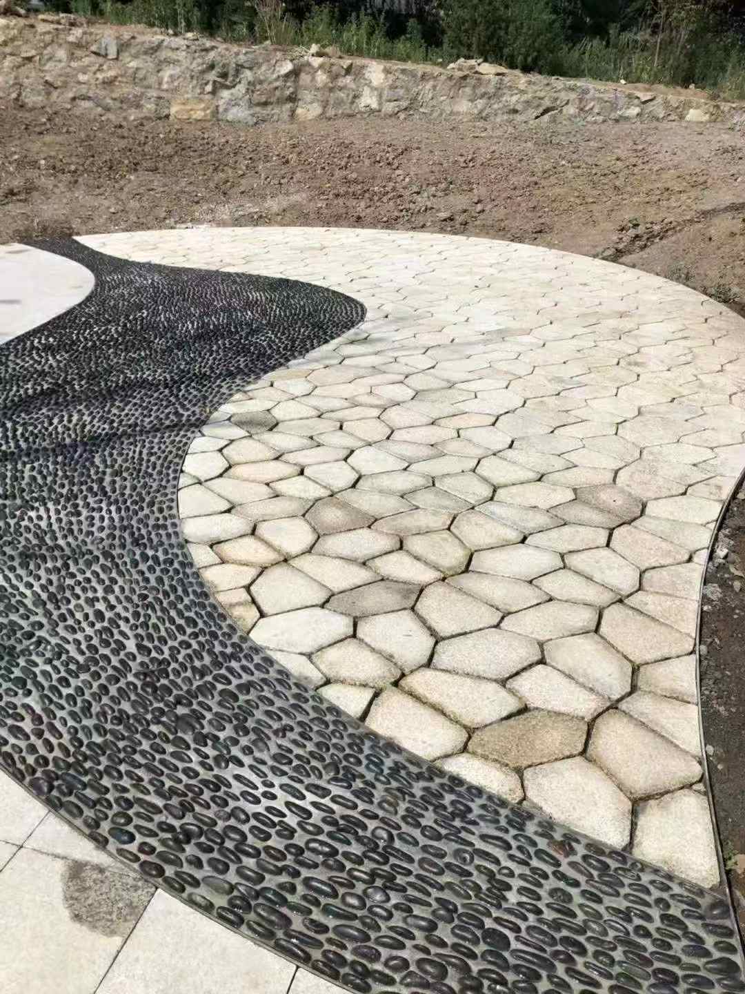 黑河冰裂纹 碎拼