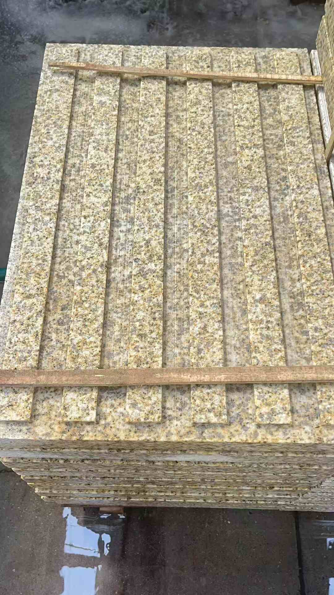 黑河黄金麻盲道 石材盲道